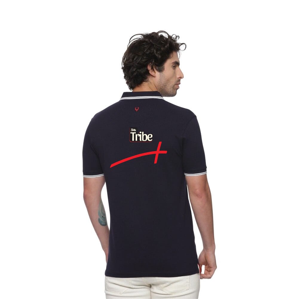 Allen Solly Polo T-shirt Men- Navy Blue